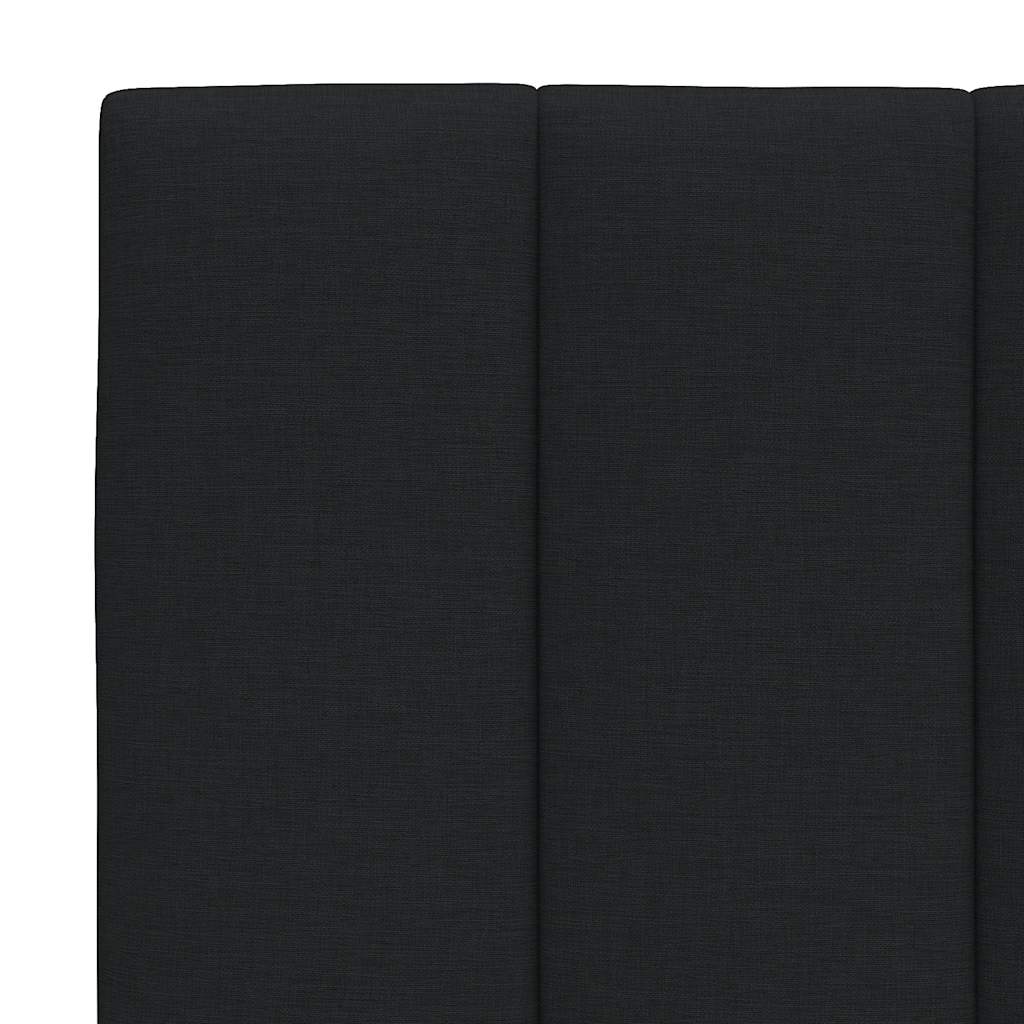 sengeramme uden madras Hanko Sort 100x200 cm Stof