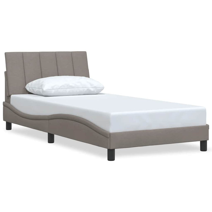 sengeramme uden madras Hanko Taupe 100x200 cm Stof