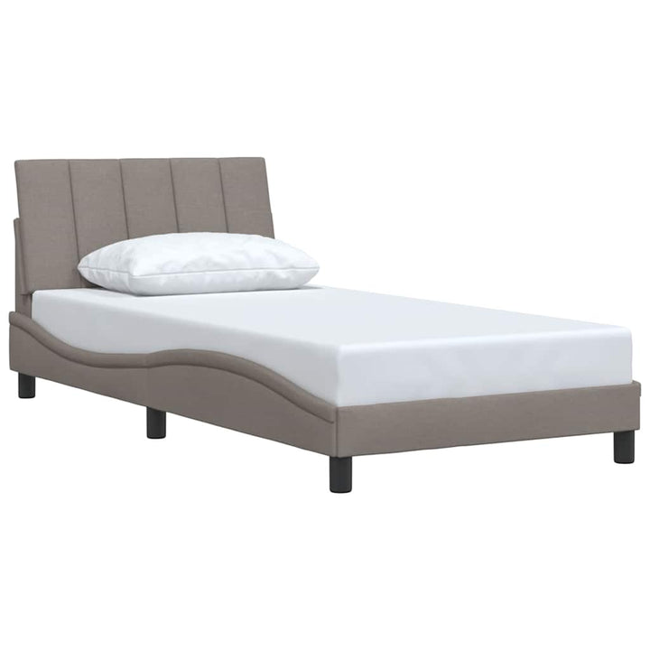 sengeramme uden madras Hanko Taupe 100x200 cm Stof
