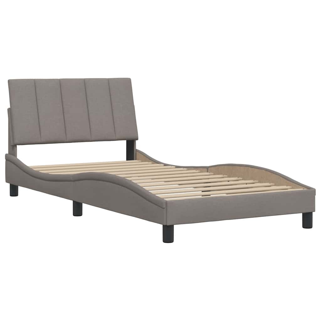 sengeramme uden madras Hanko Taupe 100x200 cm Stof