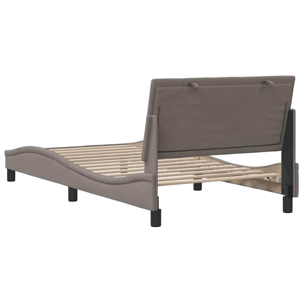 sengeramme uden madras Hanko Taupe 100x200 cm Stof