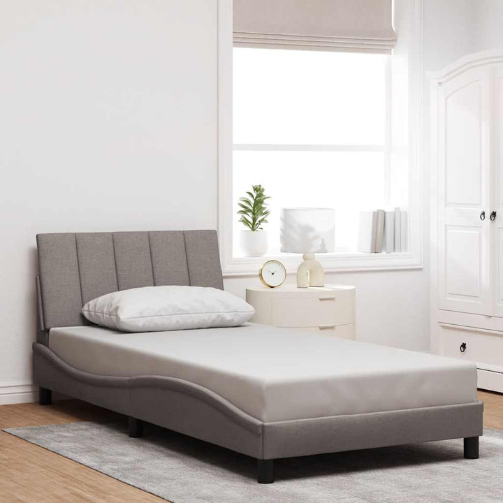 sengeramme uden madras Hanko Taupe 100x200 cm Stof