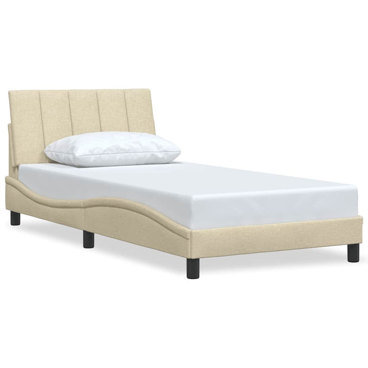sengeramme uden madras Hanko Creme 100x200 cm Stof