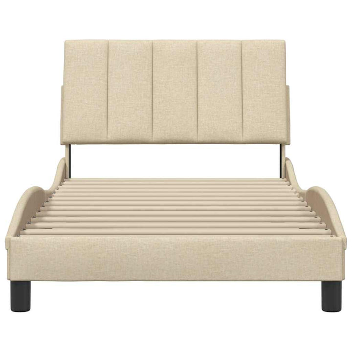 sengeramme uden madras Hanko Creme 100x200 cm Stof
