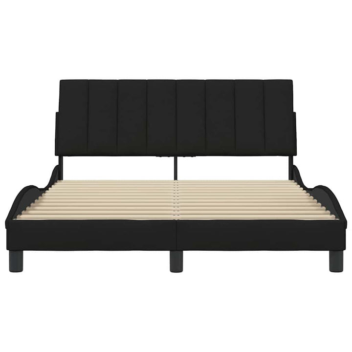 sengeramme uden madras Hanko Sort 120x200 cm Stof