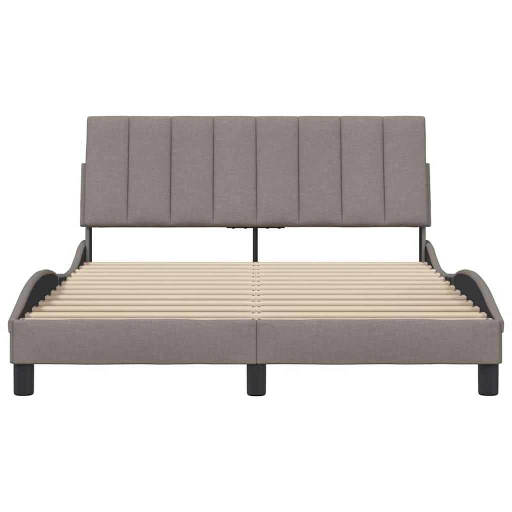 sengeramme uden madras Hanko Taupe 120x200 cm Stof