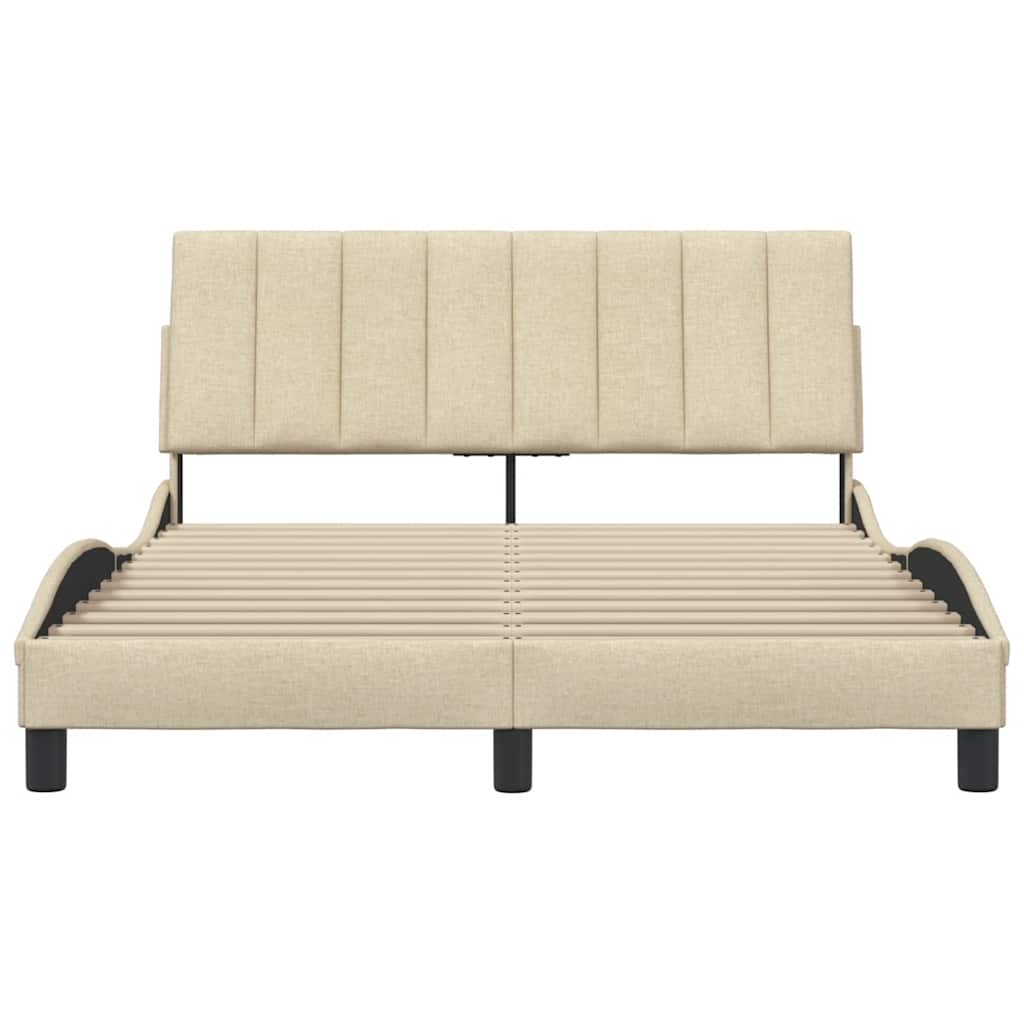sengeramme uden madras Hanko Creme 120x200 cm Stof