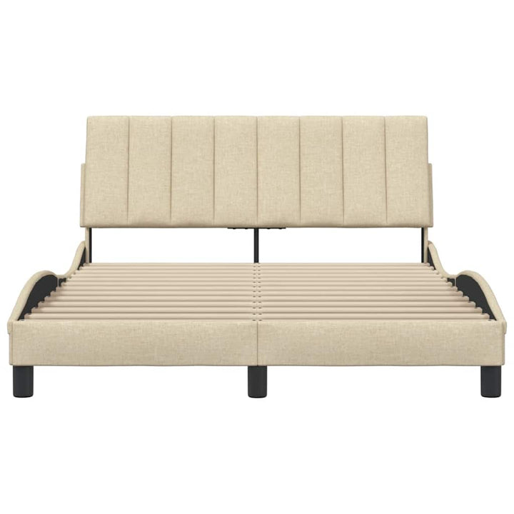 sengeramme uden madras Hanko Creme 120x200 cm Stof
