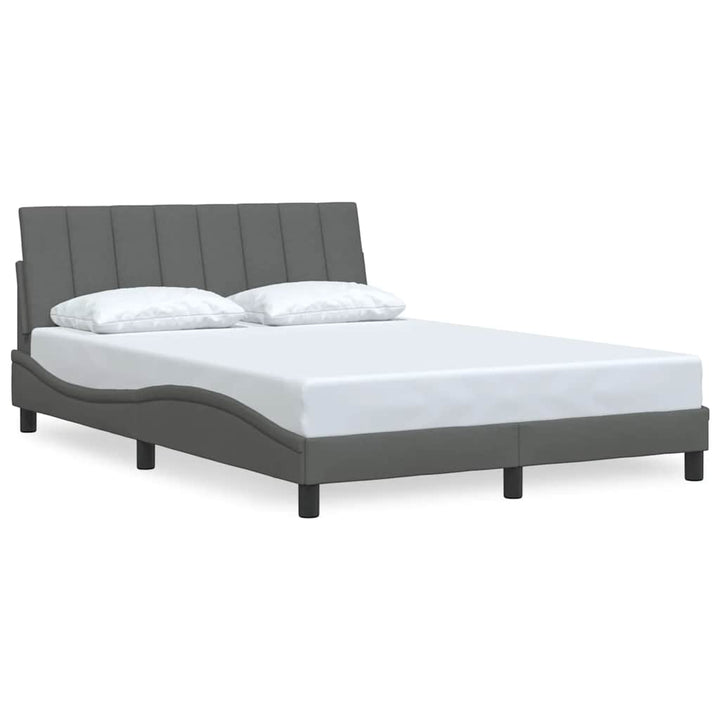 sengeramme uden madras Hanko 140x190 cm stof mørkegrå