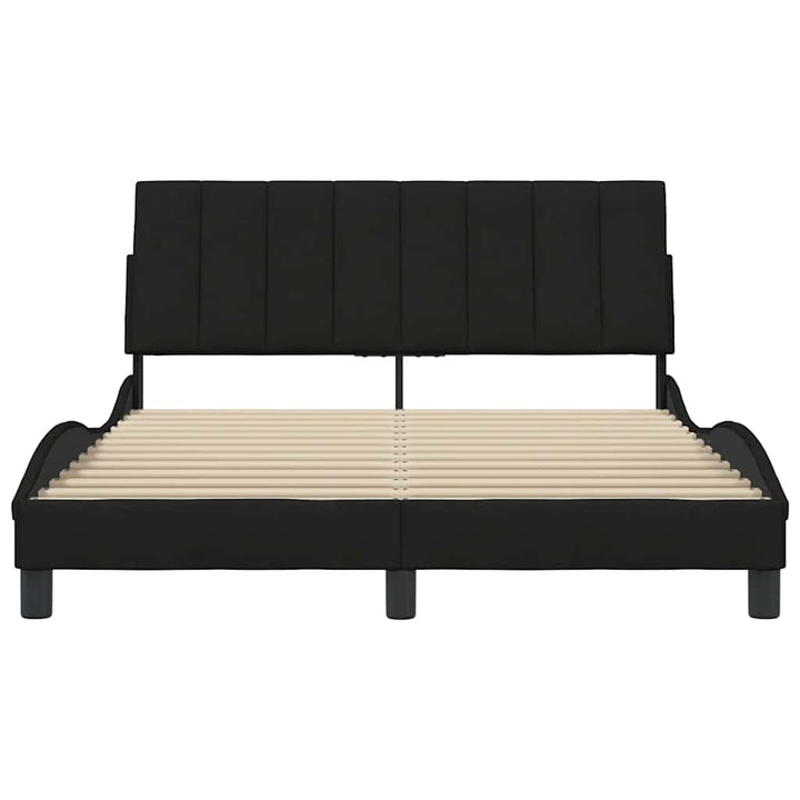 sengeramme uden madras Hanko 140x190 cm stof sort