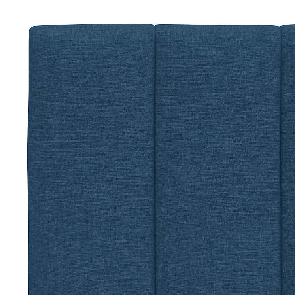 sengeramme uden madras Hanko 140x190 cm stof blå