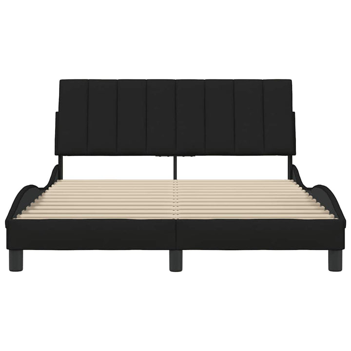 sengeramme uden madras Hanko 140x200 cm stof sort