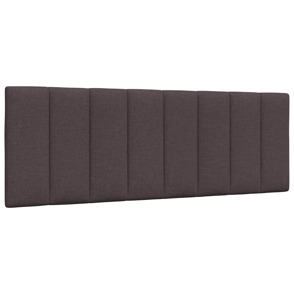 sengeramme uden madras Hanko 140x200 cm stof mørkebrun