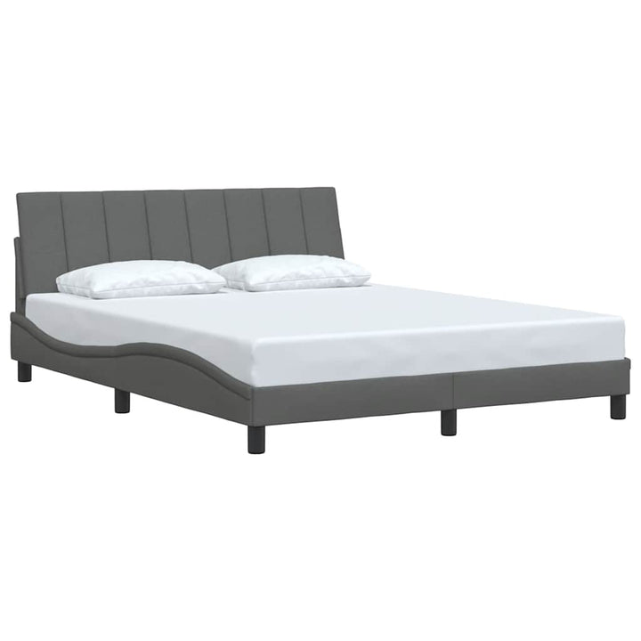 sengeramme uden madras Hanko 160x200 cm stof mørkegrå