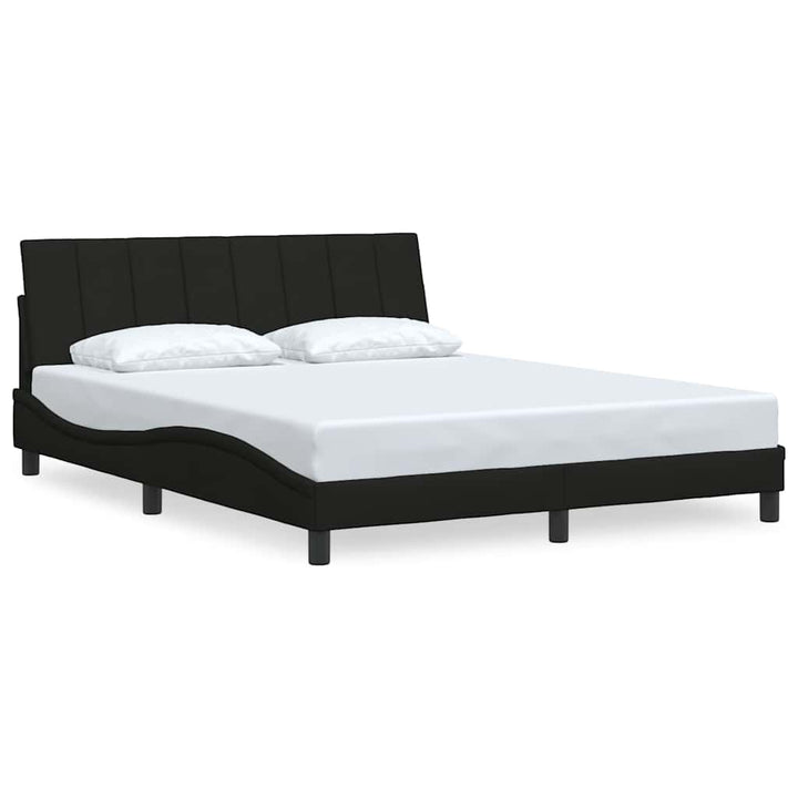 sengeramme uden madras Hanko 160x200 cm stof sort