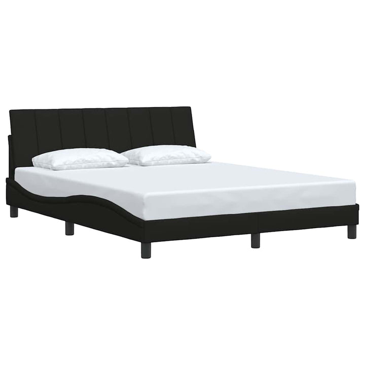 sengeramme uden madras Hanko 160x200 cm stof sort