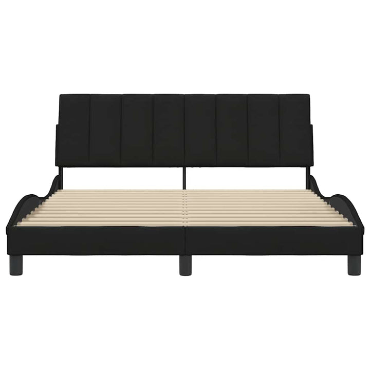 sengeramme uden madras Hanko 160x200 cm stof sort