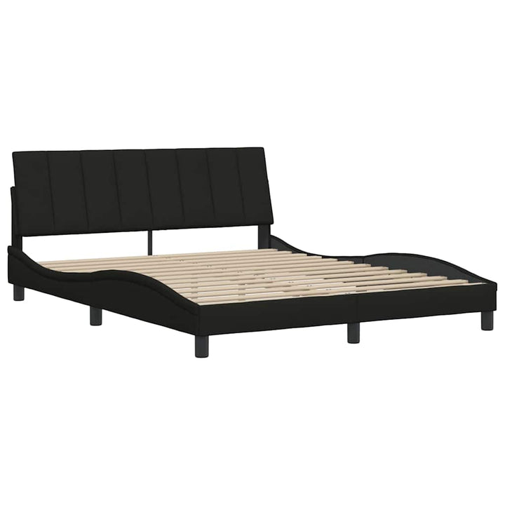 sengeramme uden madras Hanko 160x200 cm stof sort