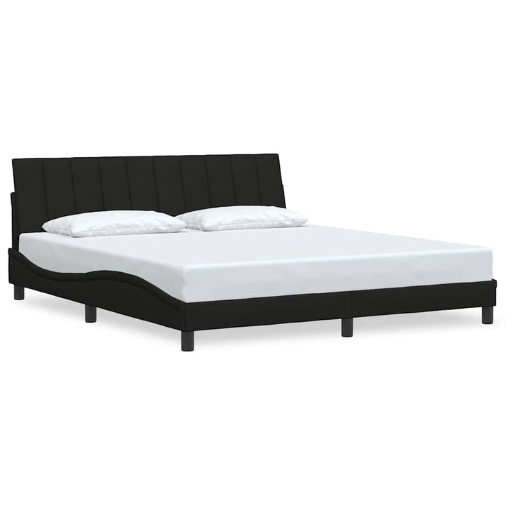 sengeramme uden madras Hanko 180x200 cm stof sort
