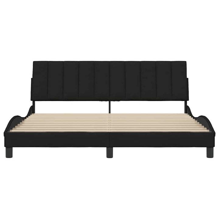 sengeramme uden madras Hanko 180x200 cm stof sort