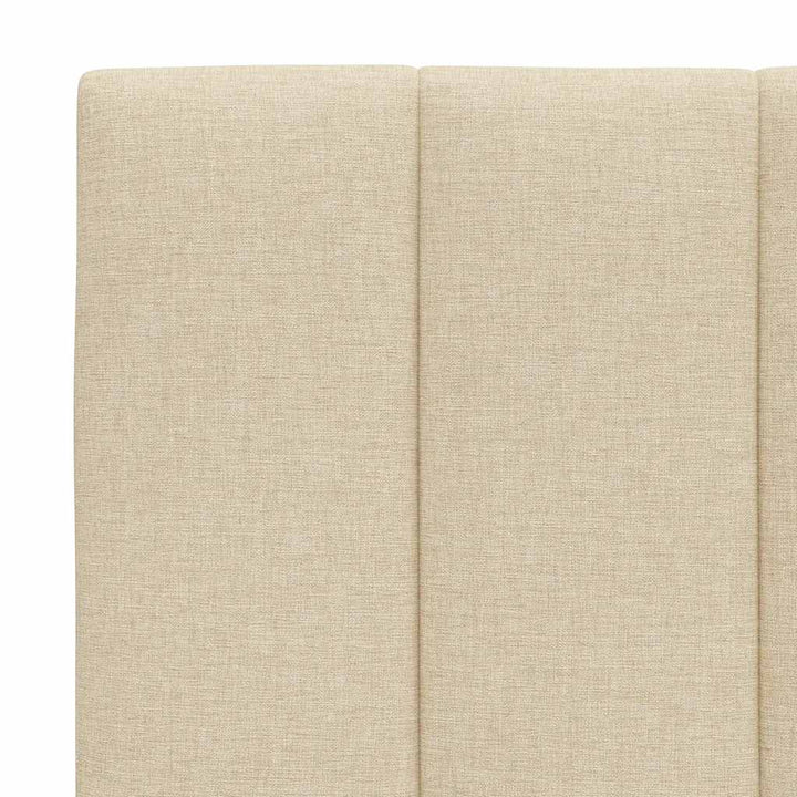 sengeramme uden madras Hanko 180x200 cm stof cremefarvet