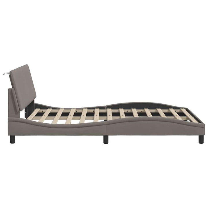sengeramme uden madras Hanko Taupe 120x200 cm Stof