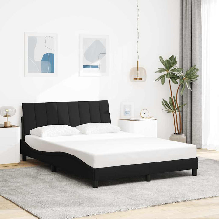 sengeramme uden madras Hanko 140x200 cm stof sort