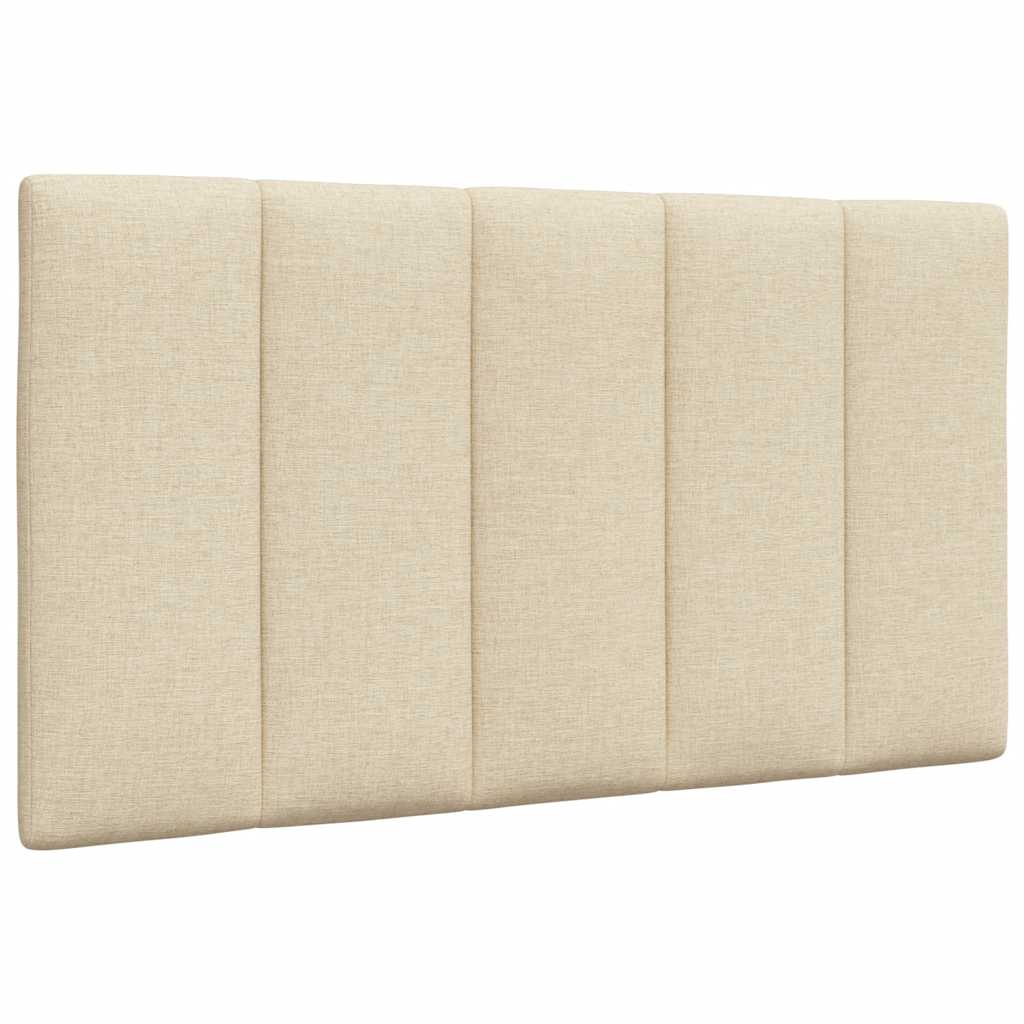 seng med madras Hanko 80x200 cm stof cremefarvet