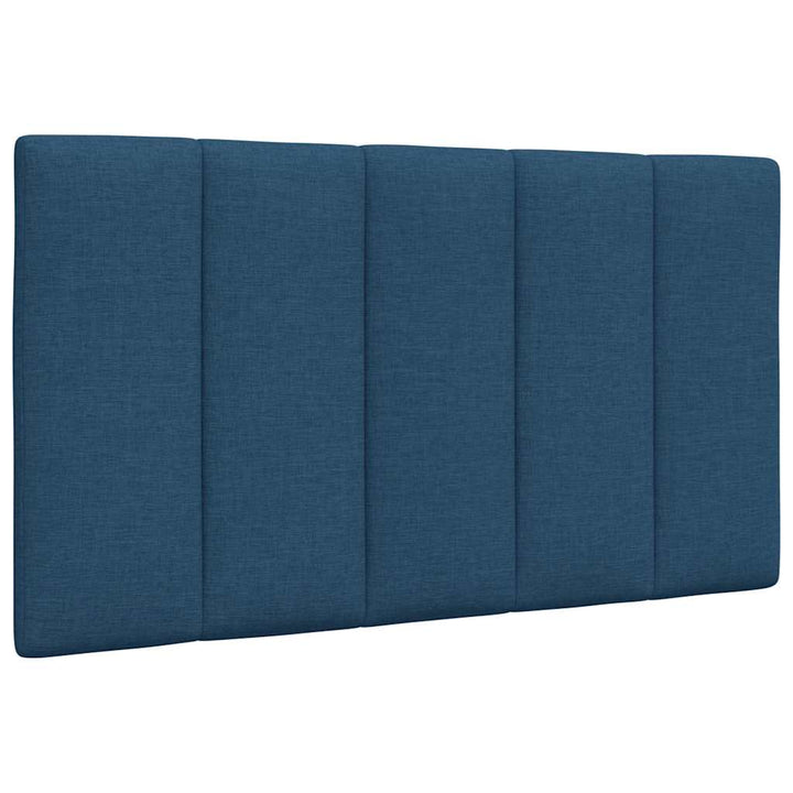 seng med madras Hanko 90x190 cm stof blå