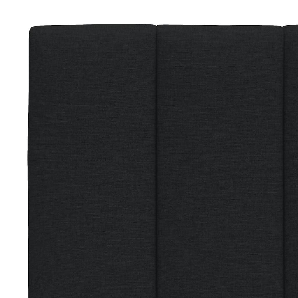 seng med madras Hanko 90x200 cm stof sort