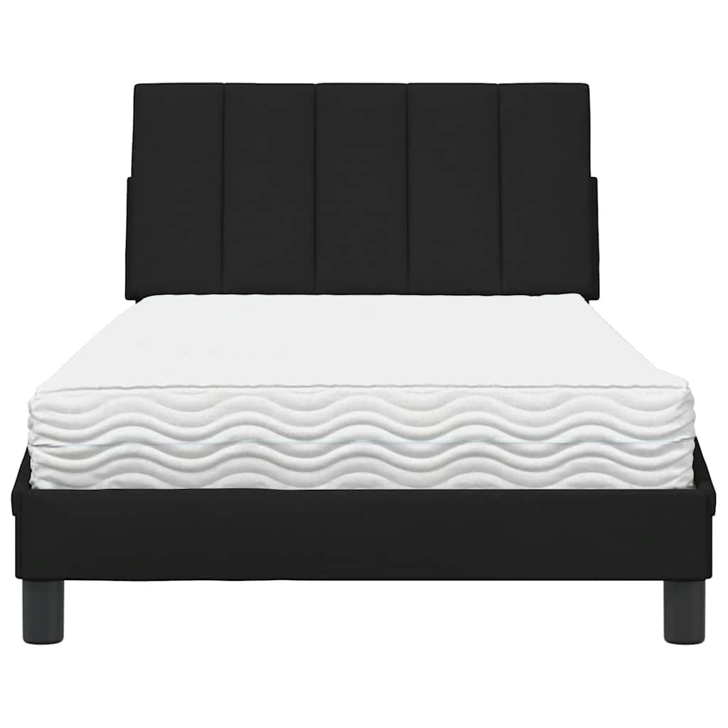 seng med madras Hanko 100x200 cm stof sort