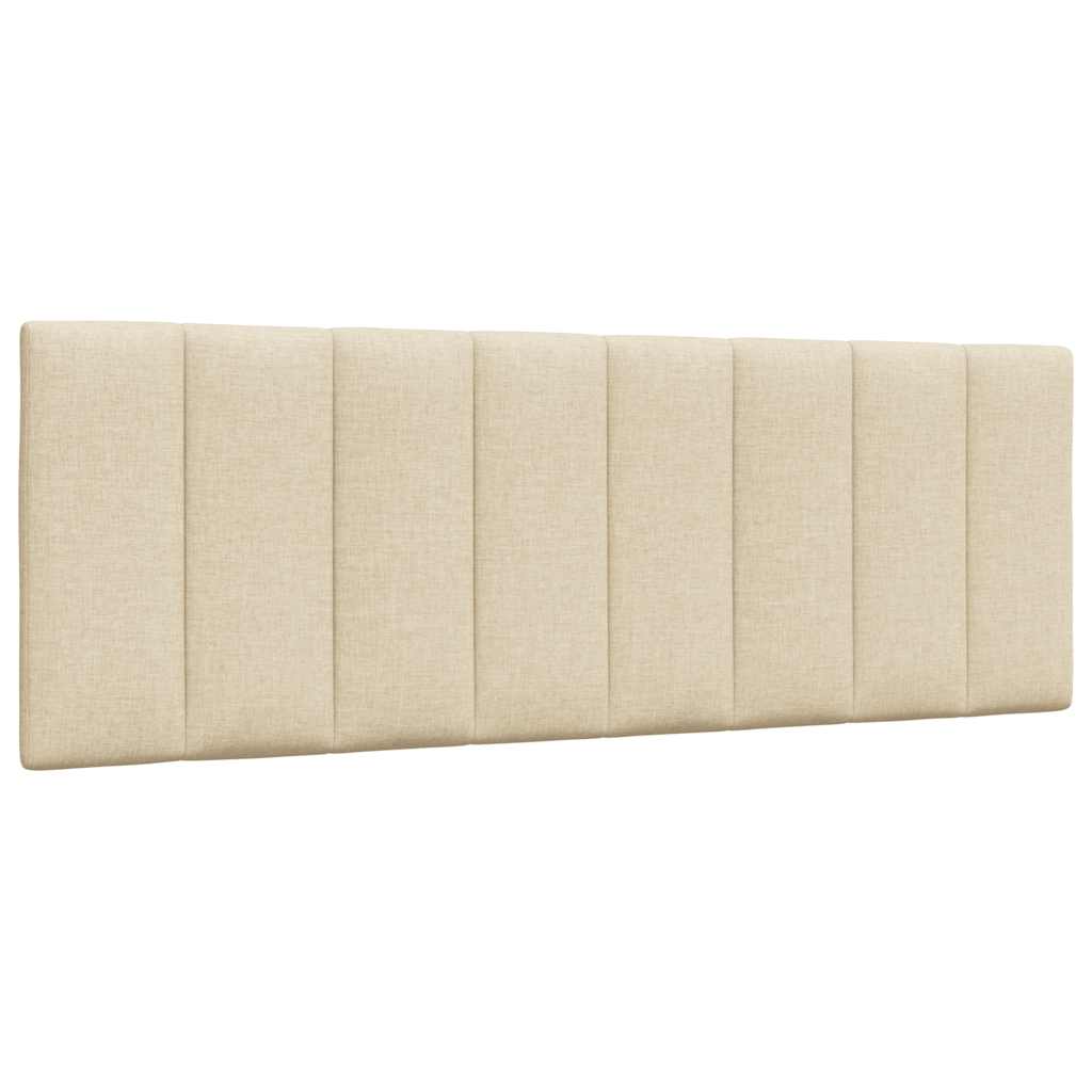 seng med madras Hanko 120x200 cm stof cremefarvet