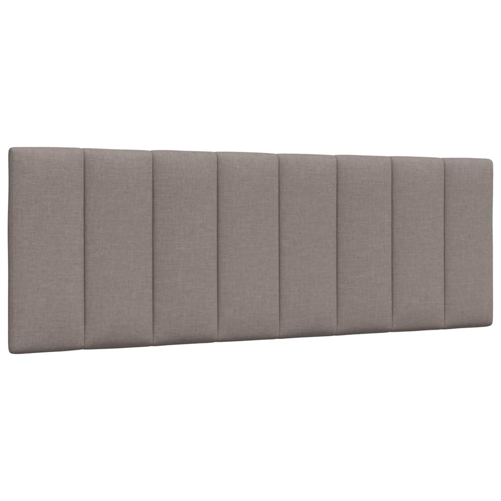 seng med madras Hanko 140x190 cm stof gråbrun