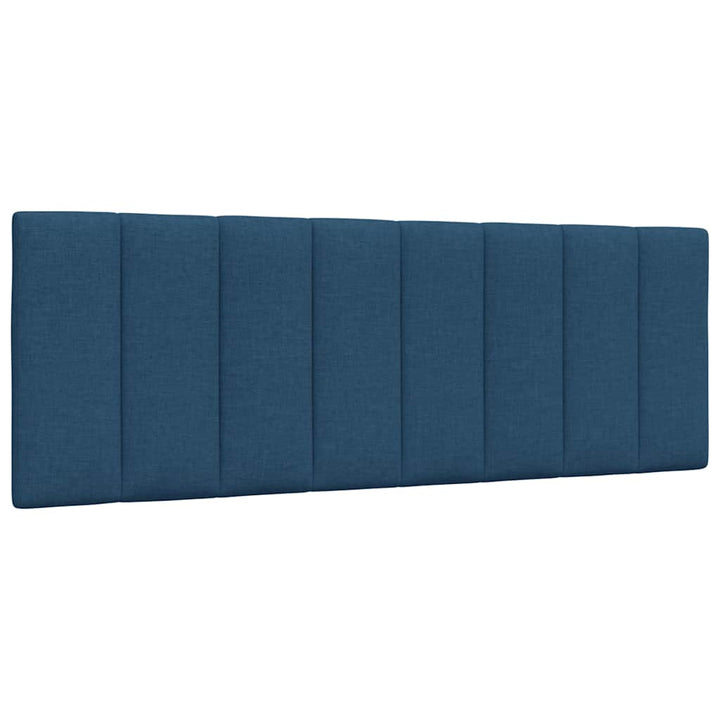 seng med madras Hanko 140x190 cm stof blå