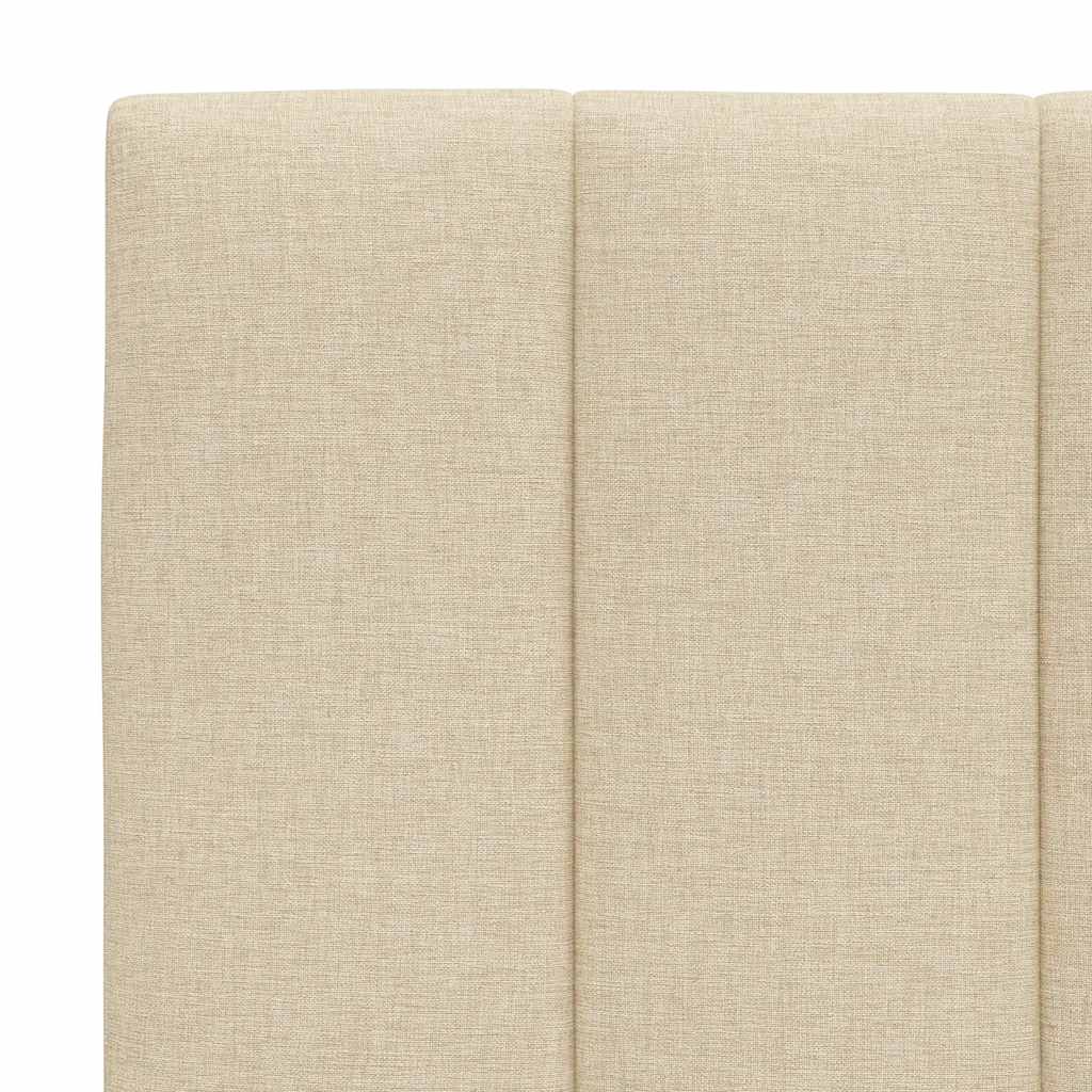 seng med madras Hanko 140x200 cm stof cremefarvet