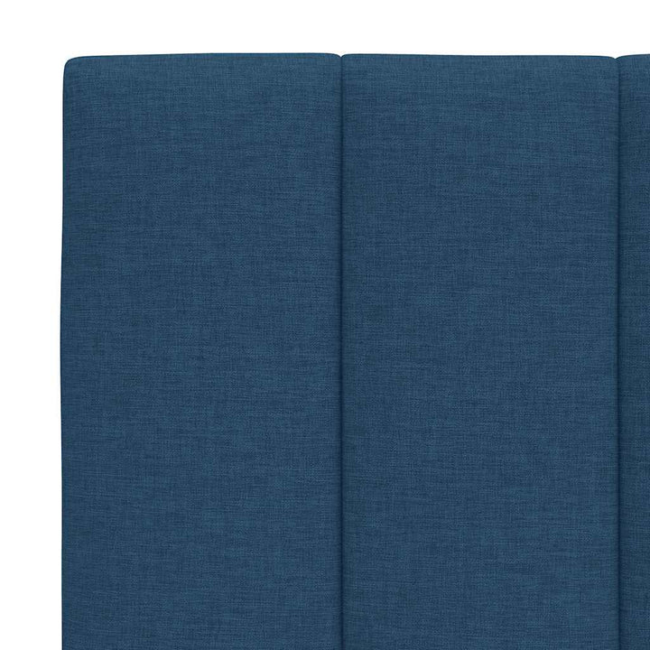 seng med madras Hanko 180x200 cm stof blå