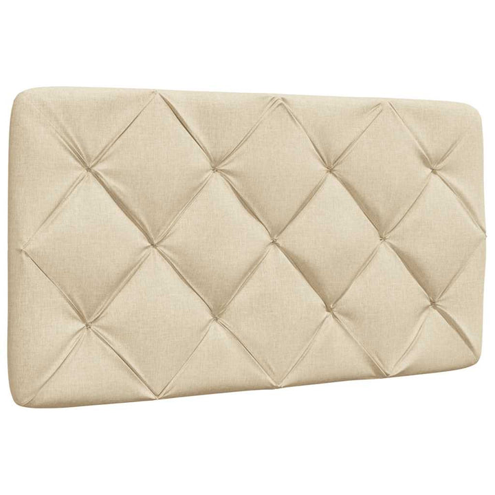 sengeramme uden madras 80x200 cm stof cremefarvet