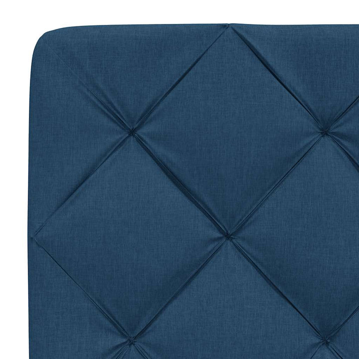 sengeramme uden madras 100x200 cm stof blå