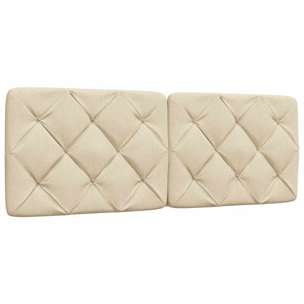 Sengeramme uden madras Creme 120x200 cm Stof