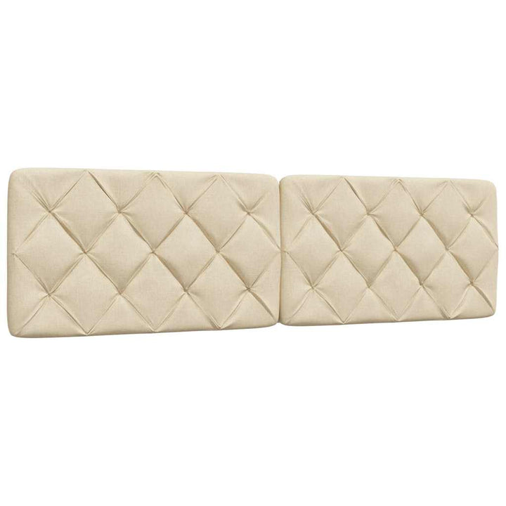 sengeramme uden madras 180x200 cm stof cremefarvet