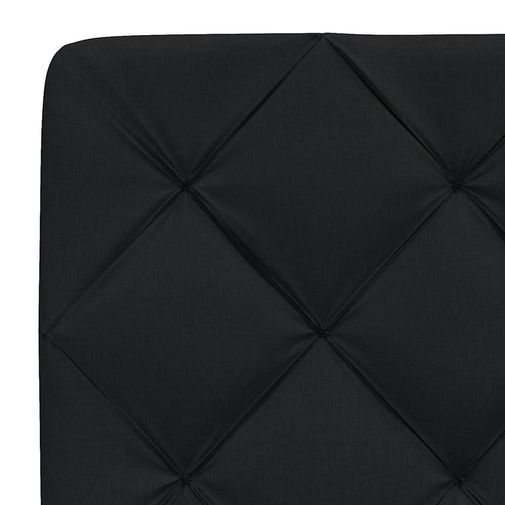 sengeramme uden madras 200x200 cm stof sort