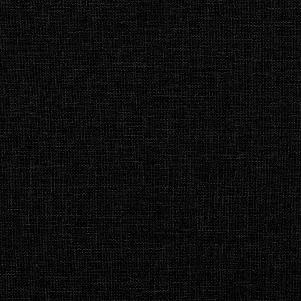 sengeramme uden madras 200x200 cm stof sort