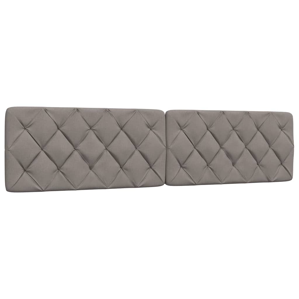 sengeramme uden madras 200x200 cm stof gråbrun