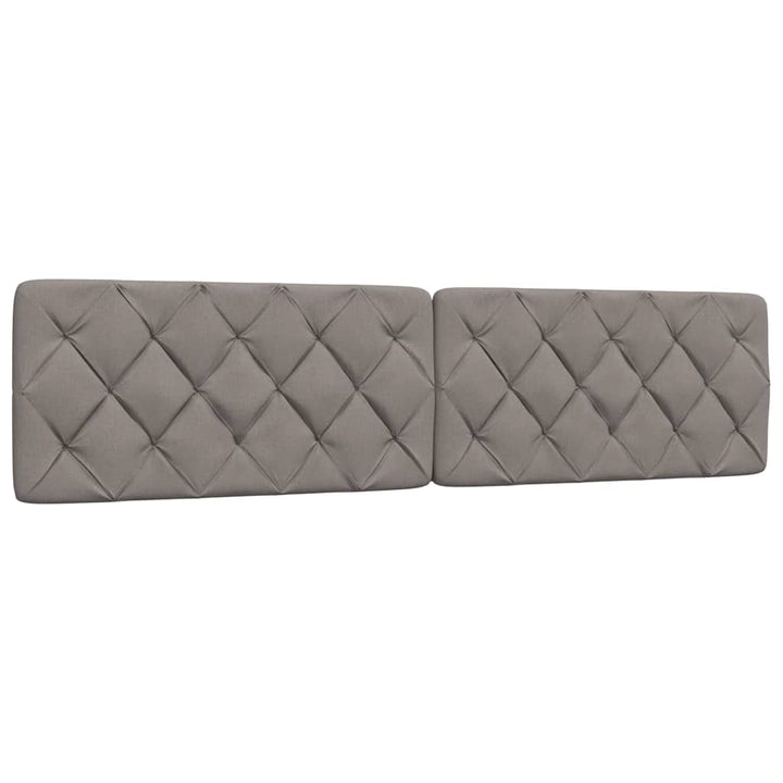 sengeramme uden madras 200x200 cm stof gråbrun