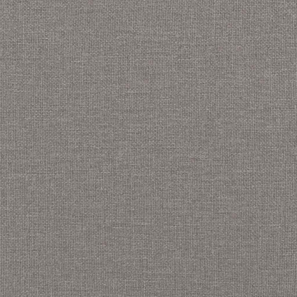 sengeramme uden madras 200x200 cm stof gråbrun