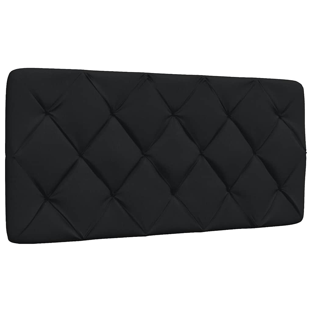Sengeramme med LED uden madras 100x200 cm stof sort