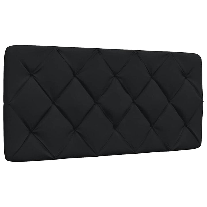 Sengeramme med LED uden madras 100x200 cm stof sort