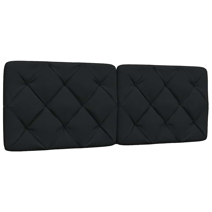 sengeramme med LED uden madras 140x190 cm stof sort