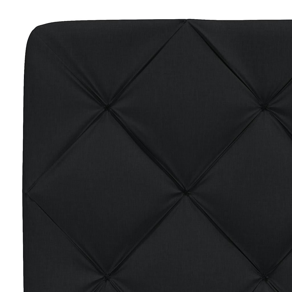 seng med madras 90x200 cm stof sort