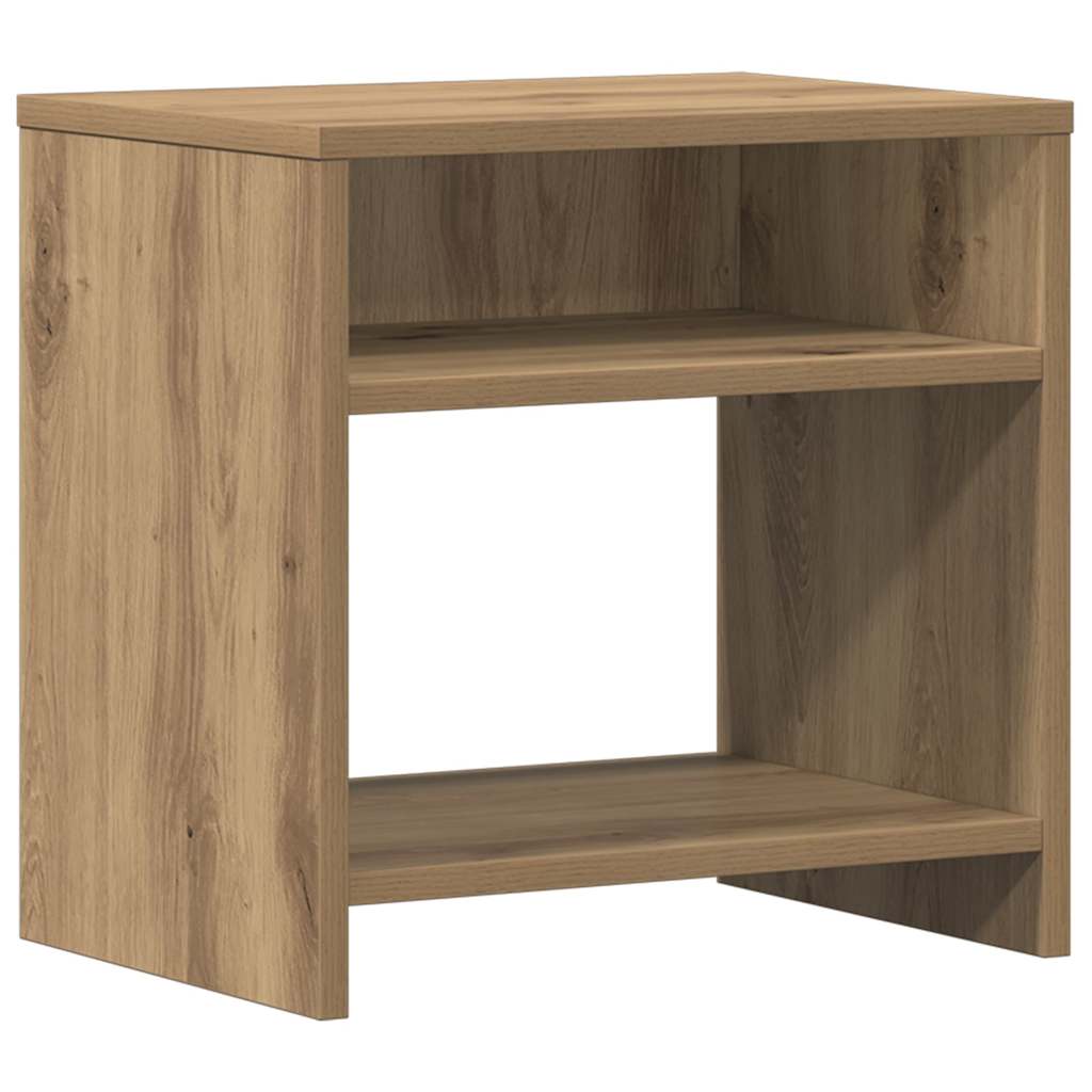 sengebord 40x30x40 cm konstrueret træ kunsteg